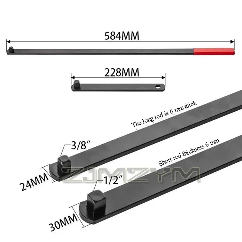 Pulley Adjustment Wrench Belt Tension Adjuster Lever Tool Extension Wrench Tool