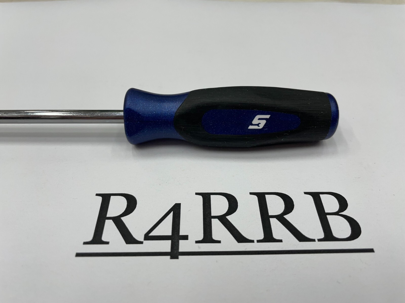 Snap-on Tools NEW POWER BLUE 3/16″ Flat Soft Grip Mini-Tip Screwdriver SGD306BMB