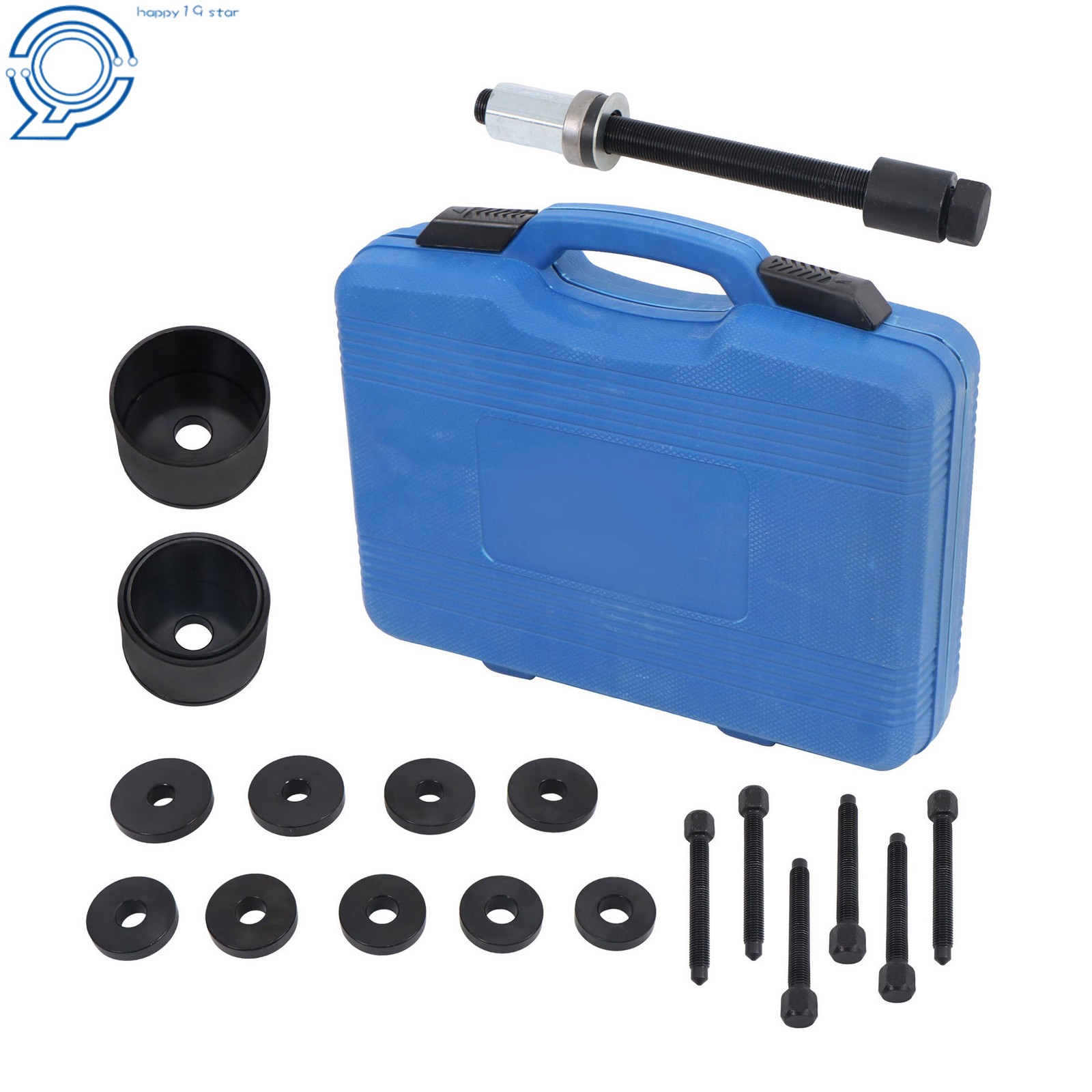 19PCS Master Set Front Wheel Hub Drive Bearing Removal Puller Service Tool Kit