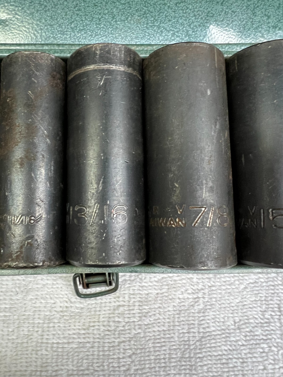 Sunex 1/2 inch Impact Set SAE 3/8-1 inch Deep Well sockets Lot of 10