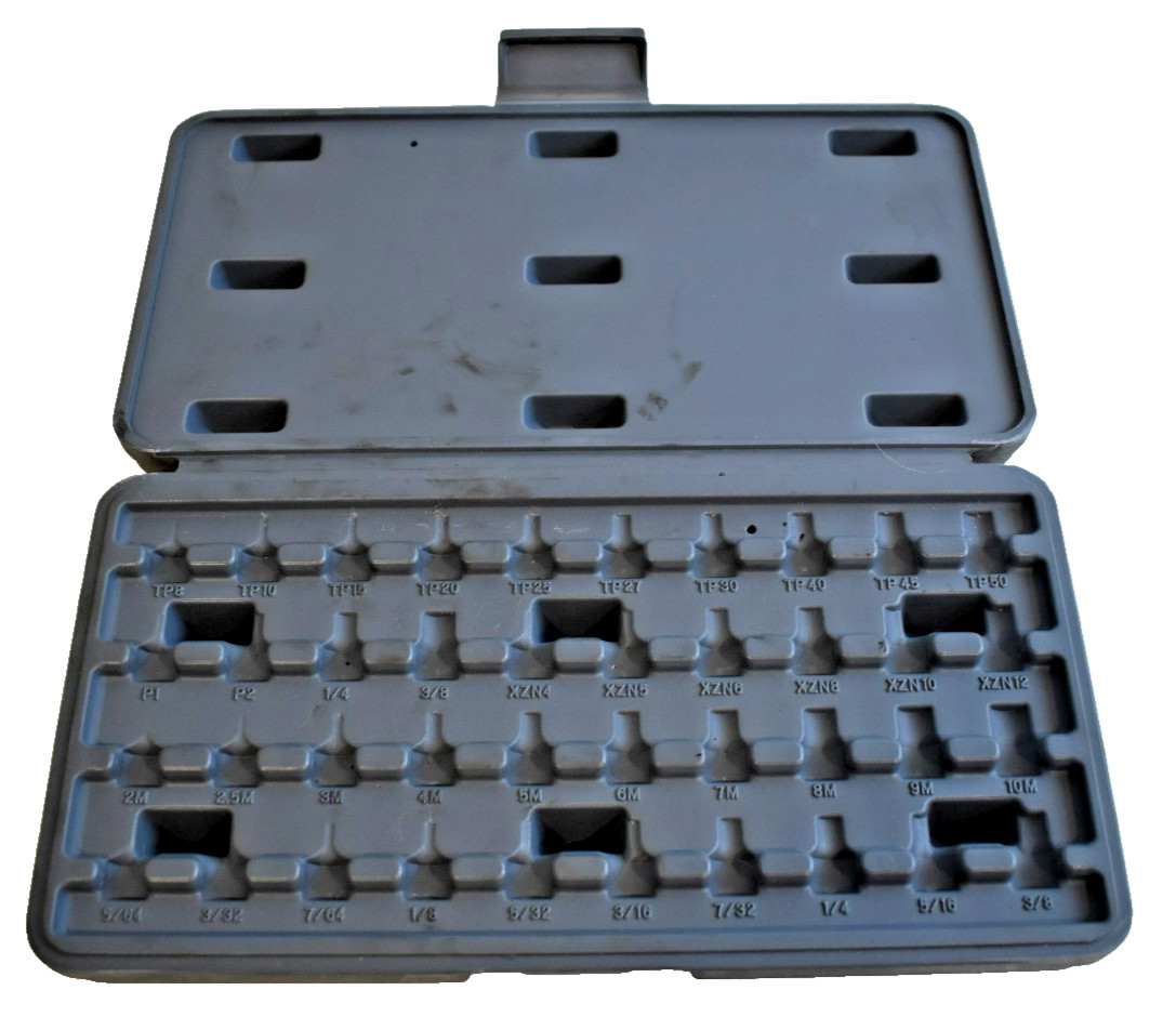 Blue Point Tools BLPBSS40 40 piece Stubby Bit Socket Set 1/4″ Drive CASE ONLY