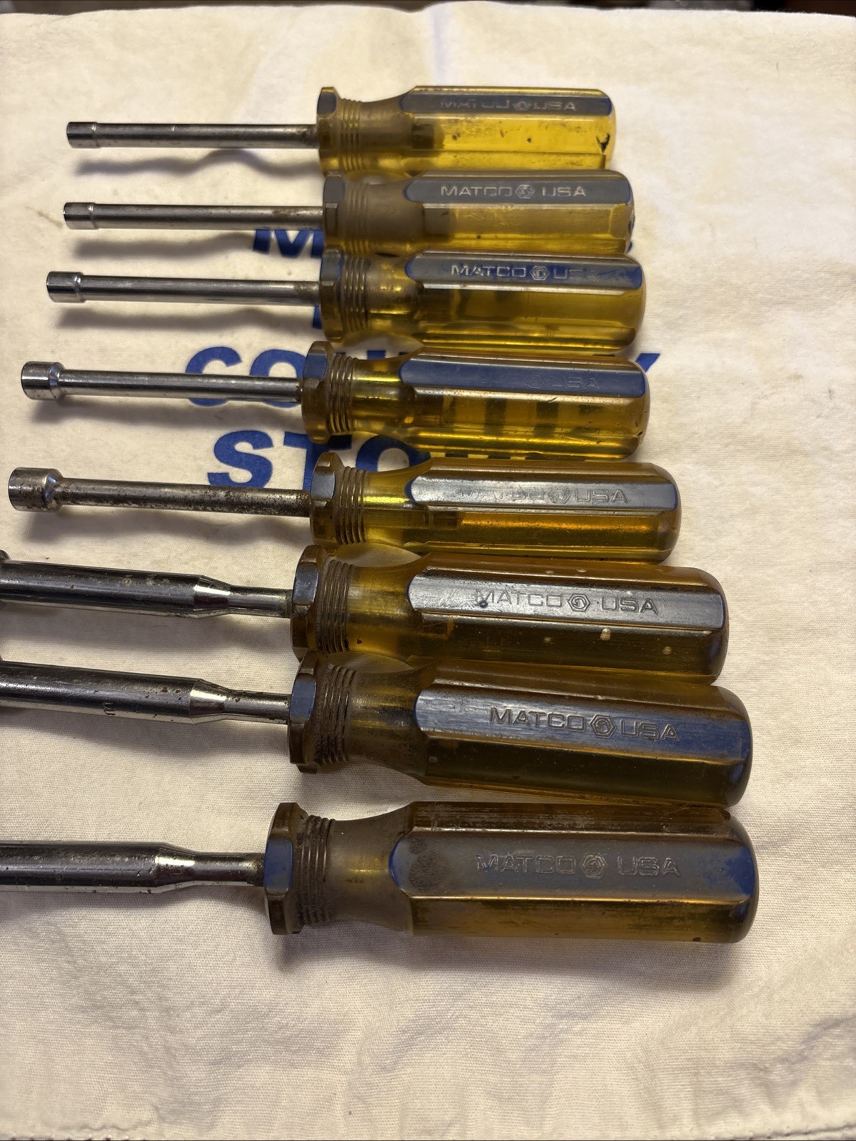 Matco Tools USA 8pc Metric Nut Drivers 4MM-13MM Hard Handle
