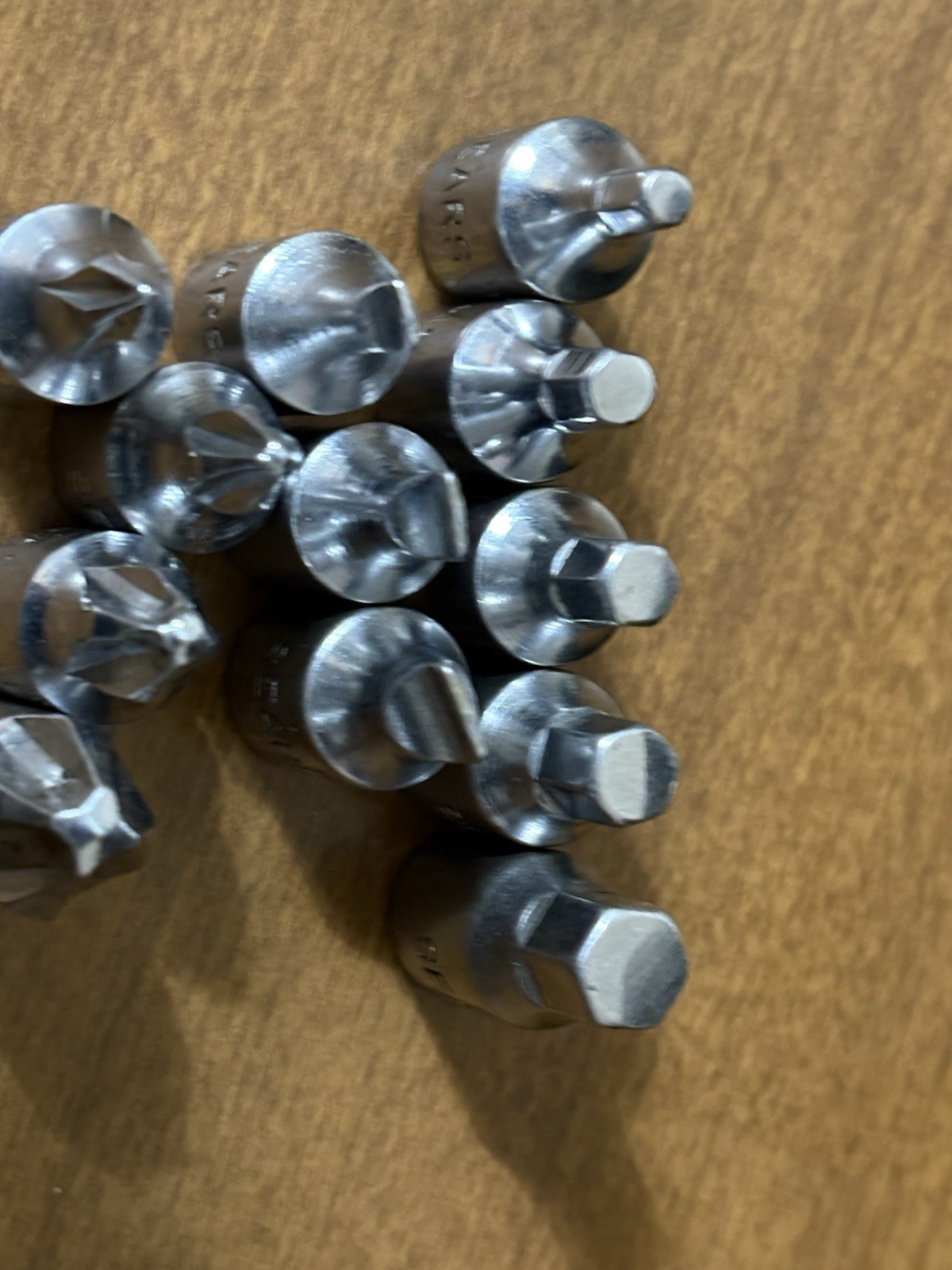 Vintage Sears 1/4″ Socket Drive, Bit Set Of 12 Taiwan