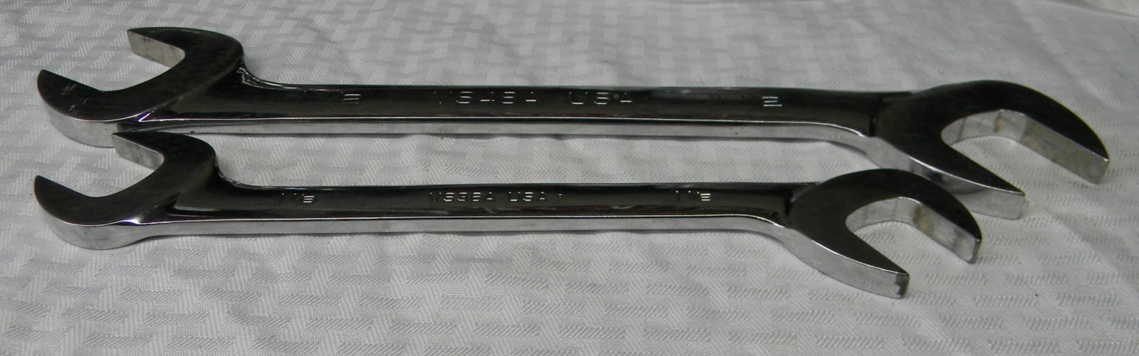 SNAP-ON 2PC SAE FOUR-WAY ANGLE HEAD OPEN-END WRENCHES 1-1/8″,1-1/2″ #VS36A,VS48A