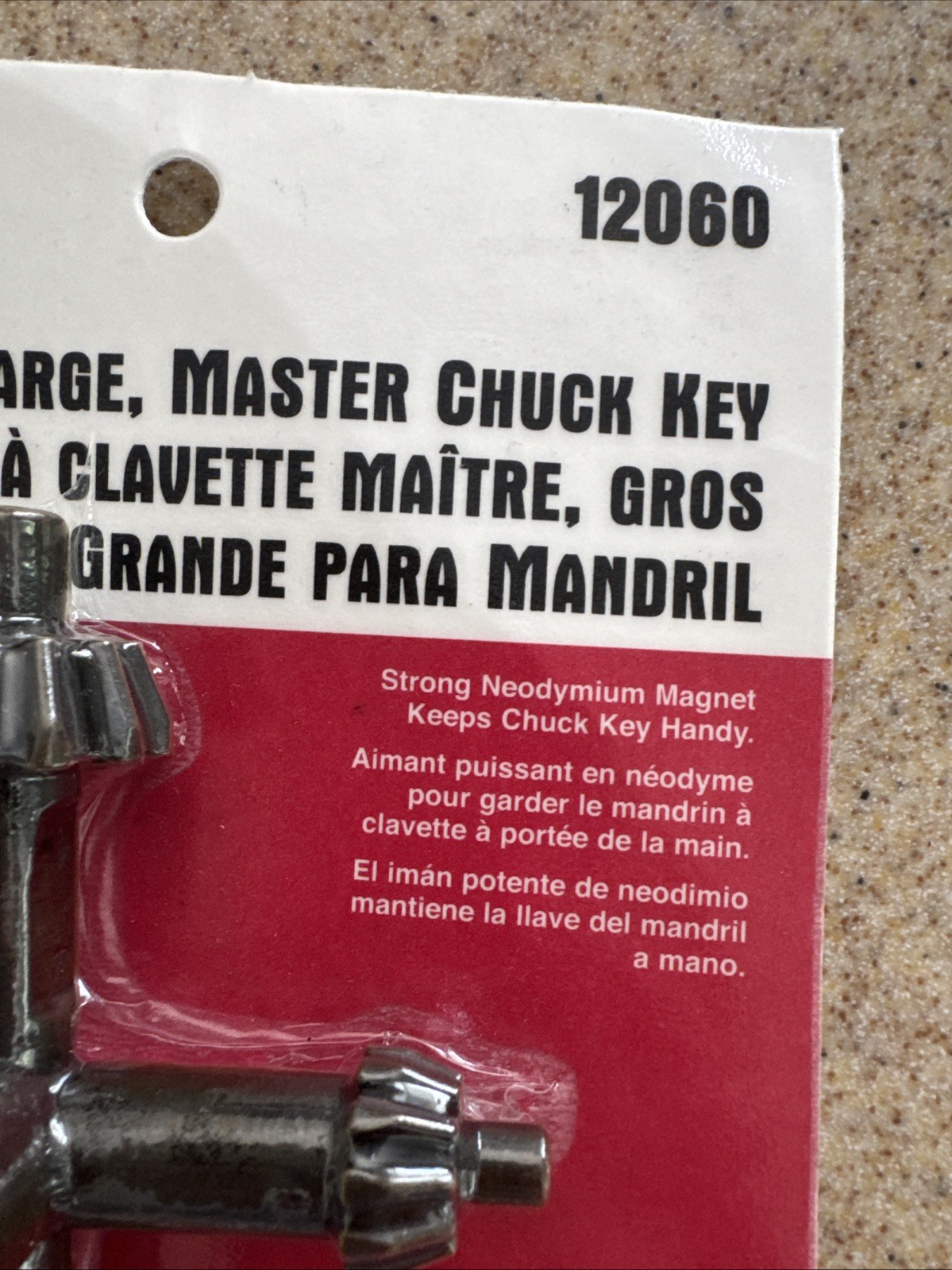 Lisle Large Master Chuck Key Magnetic New In Package 12060