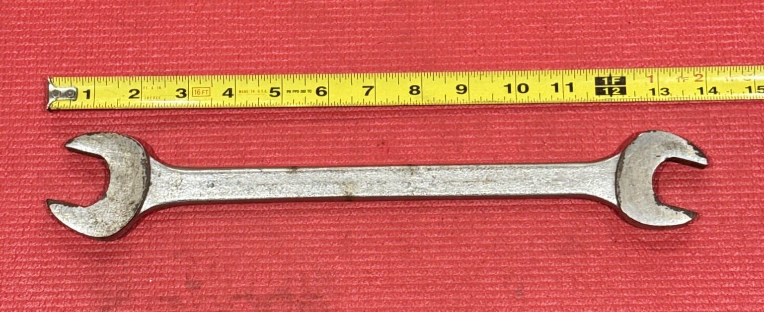 Vintage PROTO Tools 3048, SAE 1-1/8″ X 1″ Open End 13.5″ Long Wrench Made in USA