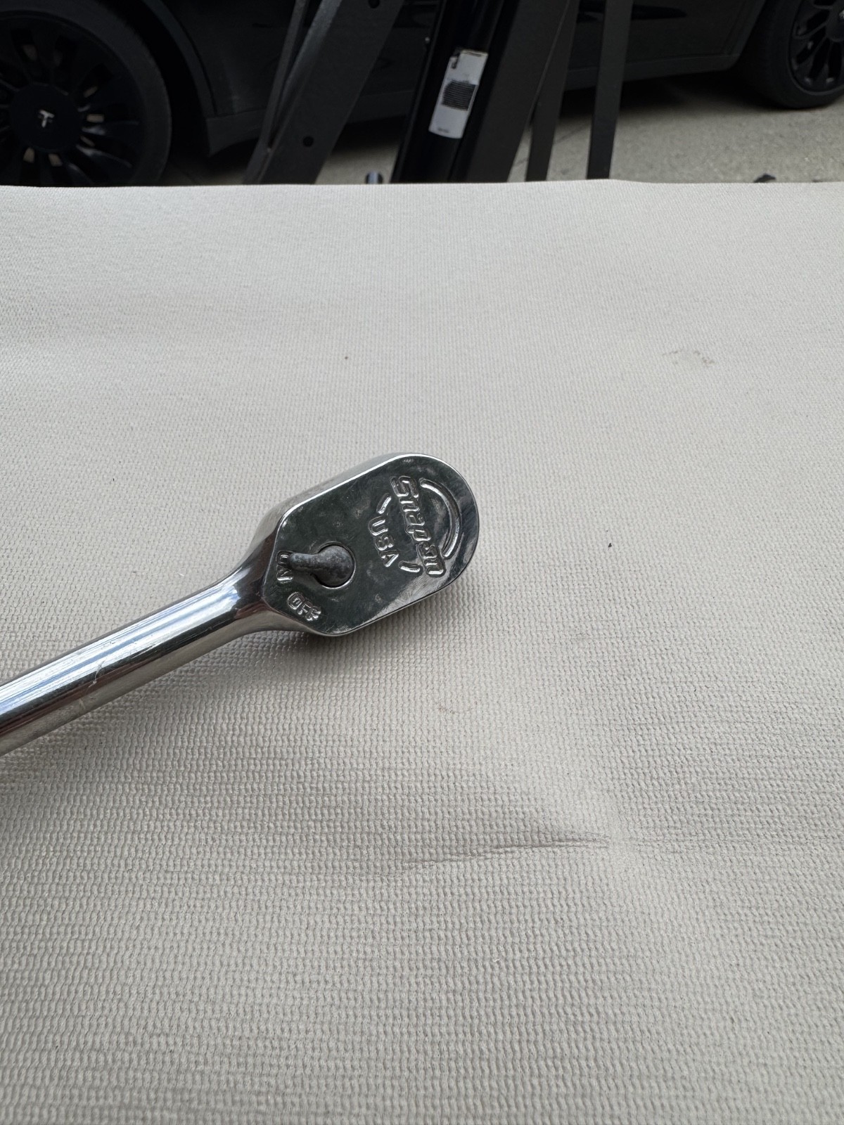 Snap-on Ratchet FHLD80 3/8″ Drive Long Handle Red Hard Handle 80-Tooth