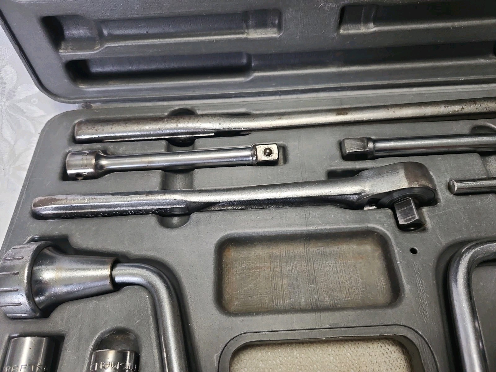 Vintage Craftman 19 Piece 1/2 Socket Wrench Set Complete See Photos/ Reference