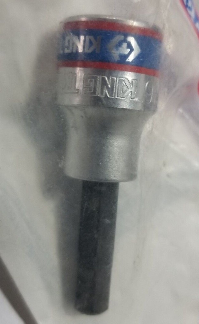 King Tony 3/8″ Drive Hex Bit Socket H6 50mm Chrome #302506