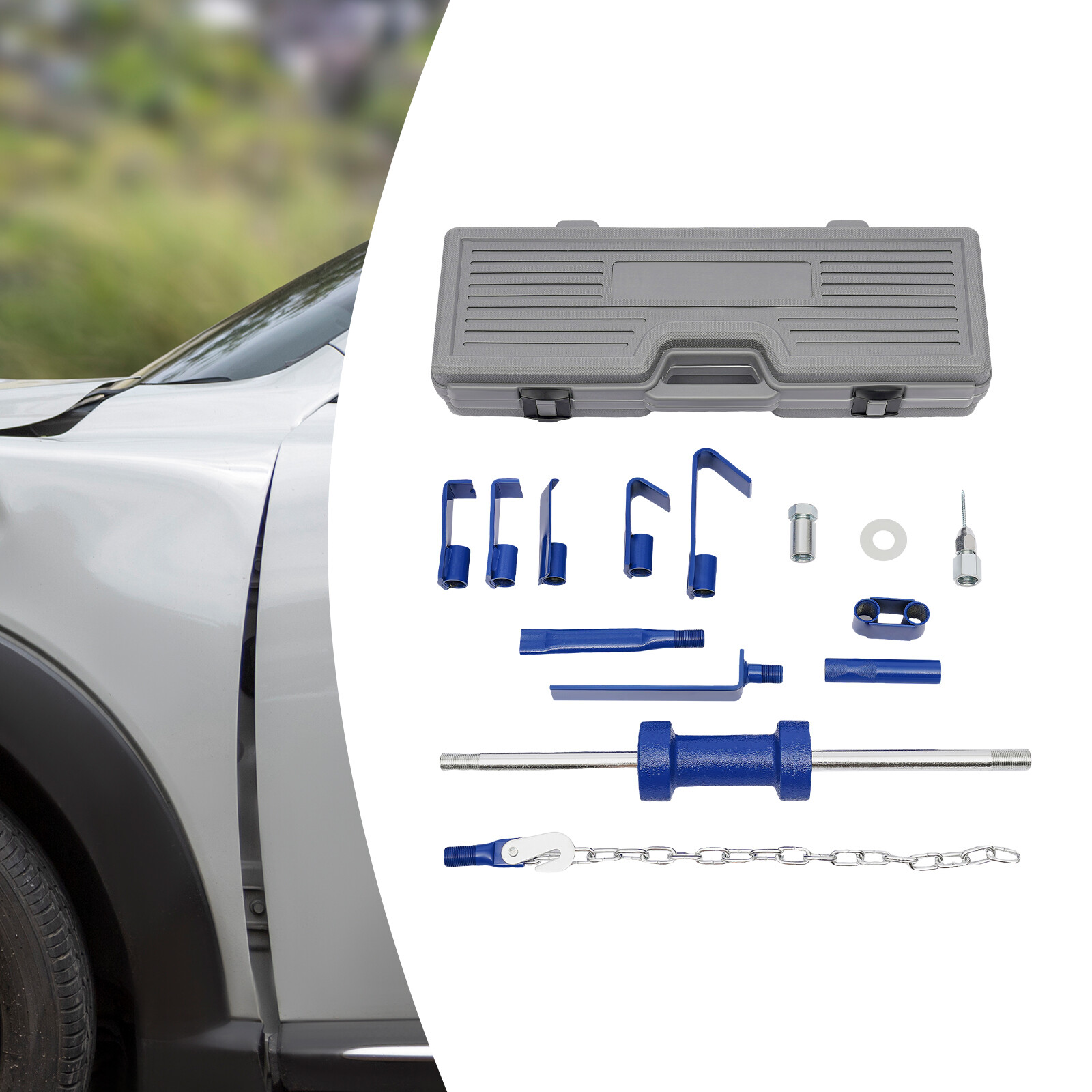 Dent Puller, Automotive Hammer Puller Frame Set, Slide Hammer Dent Puller Set