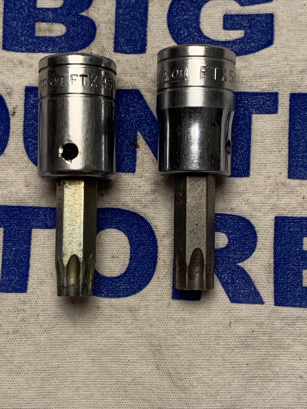 Snap-on Tools USA 3/8″ Drive T45 & T50 Std Torx Bit Chrome Socket Drivers