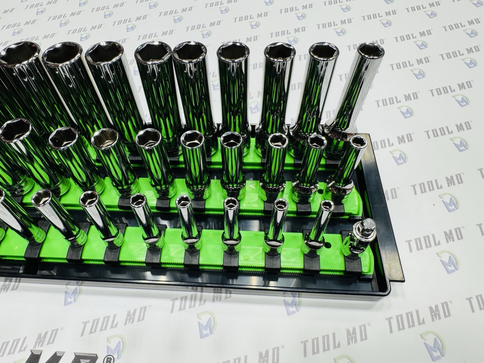 Snap-on Tools NEW 45pc Metric Mix Drive 6pt DEEP Socket Set 112STMMY 212SFSMY