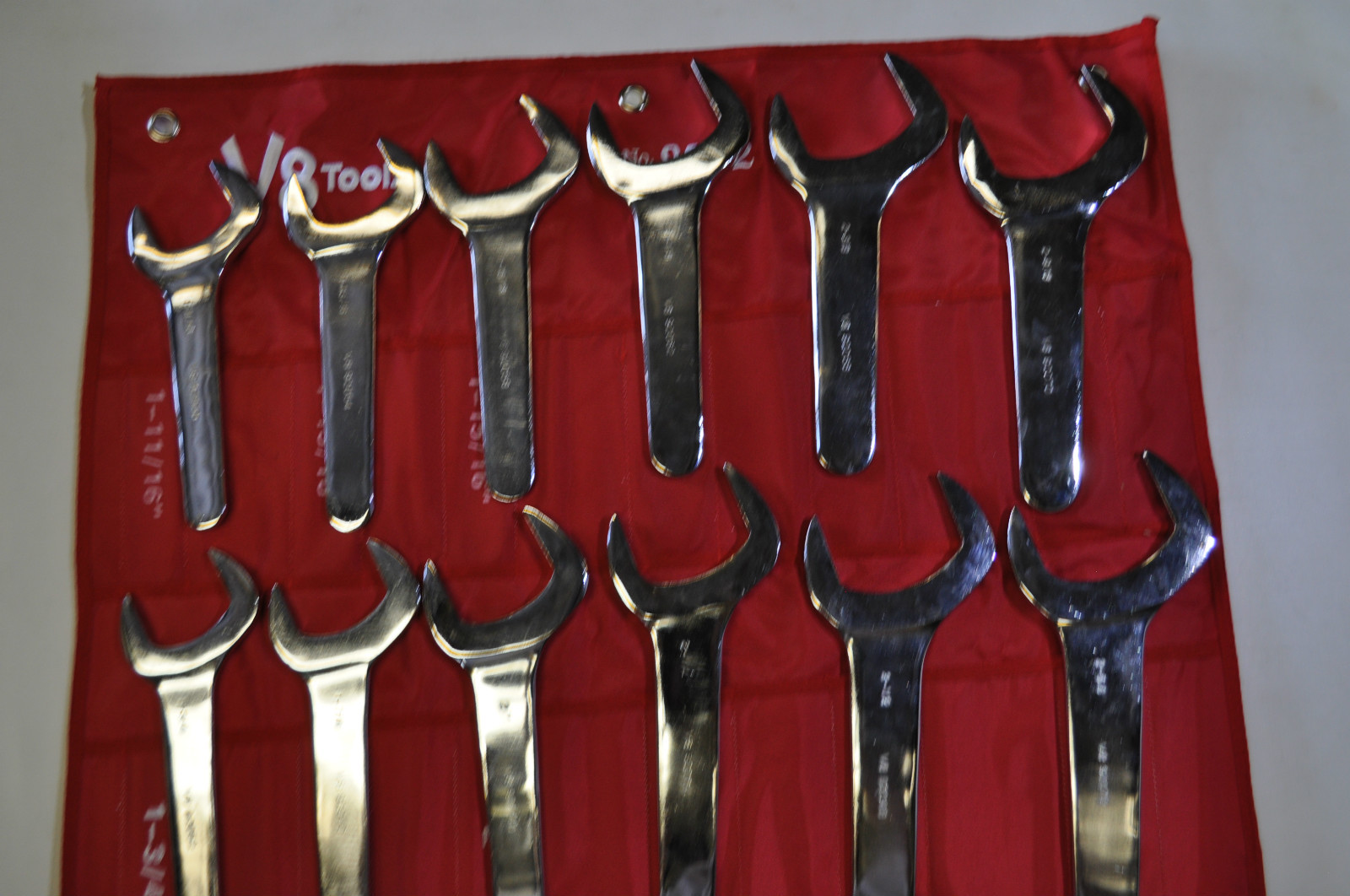 V8 Tools V8T 9212 12 Pc. Jumbo Service Wrench Set 1-11/16″ TO 2-5/8″ -9212