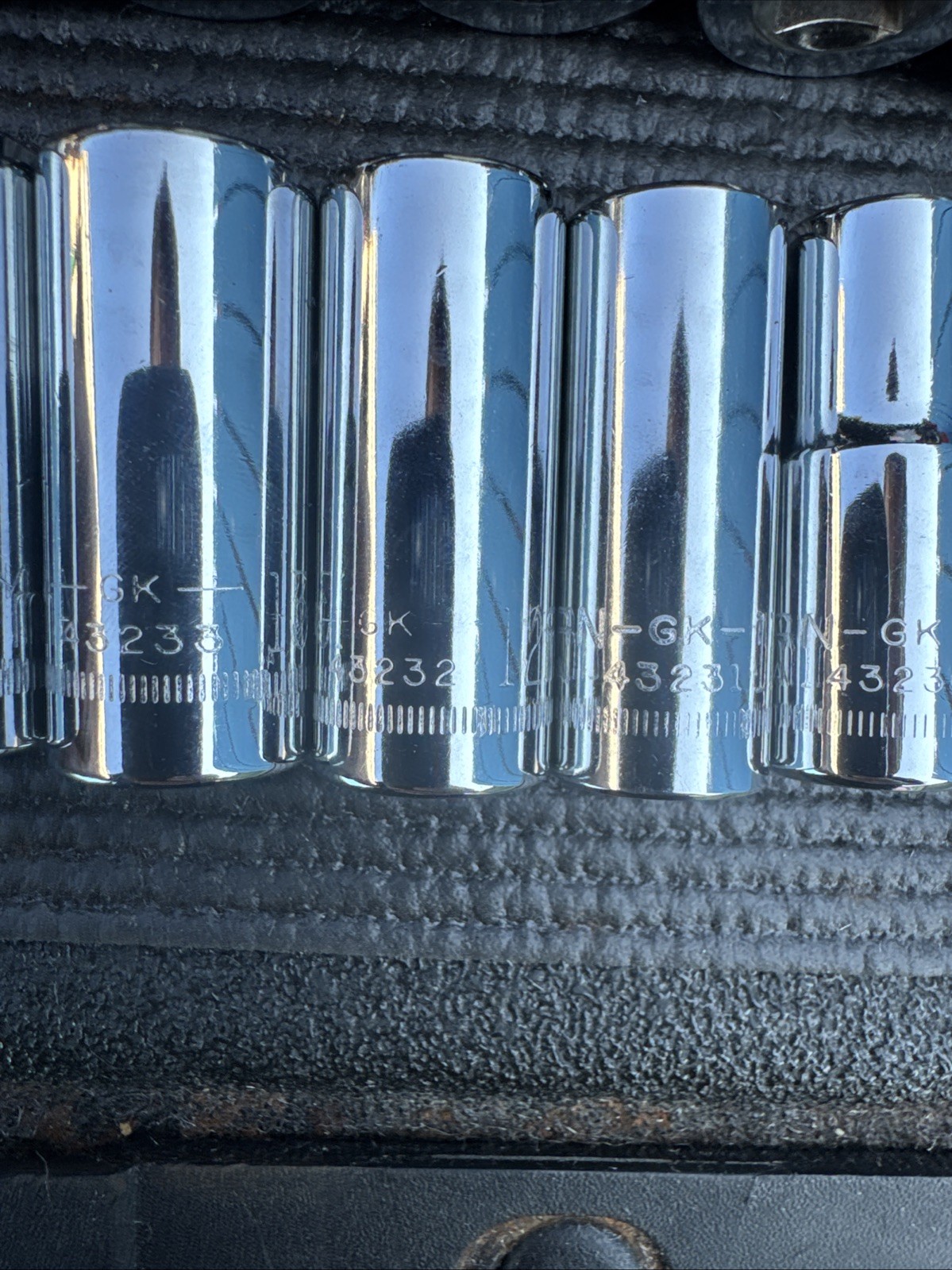 Rare Sears Craftsman USA Nos Metric Midlength Socket Catalog Set 11Pc 9-19mm 3/8