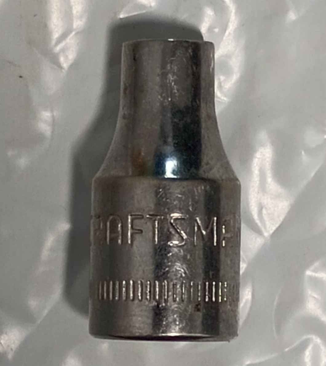 CRAFTSMAN TOOLS USA SAF43505, 1/4″ DRIVE, 4MM. SOCKET, SHALLOW, 6 POINT *NOS*