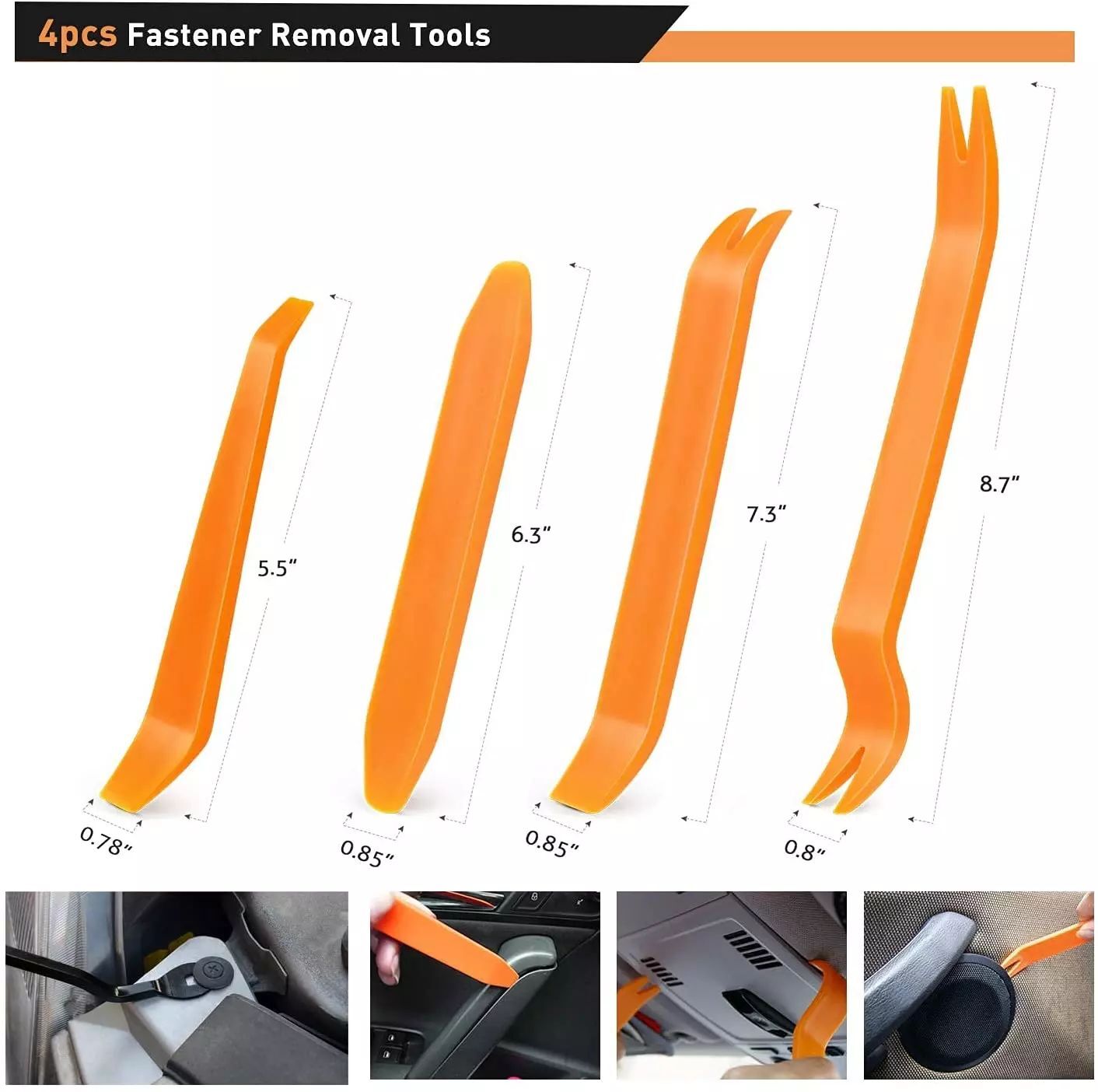 BDFHYK 5Pc Auto Clip Pliers Set Fastener Remover Car Trim Rivet Removal Pry Tool