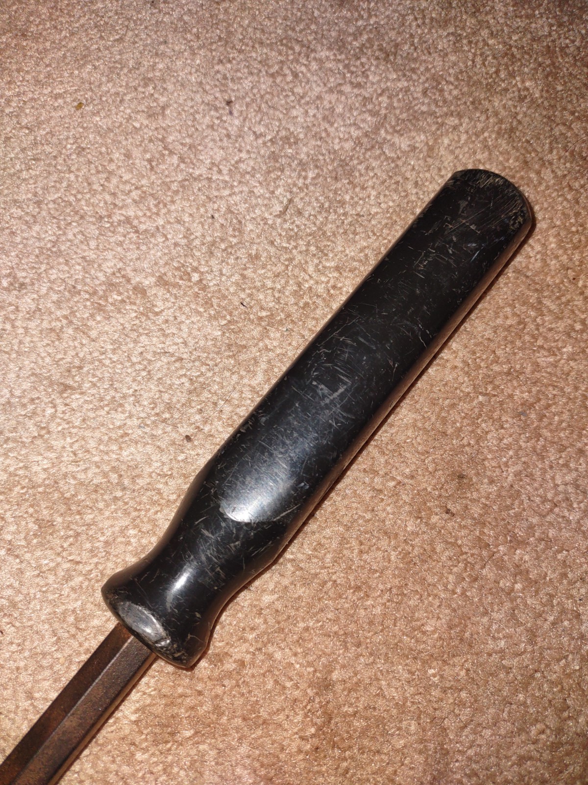 Enderes Tools #44 24″ Long Screwdriver / Pry Bar Straight Tip Black Handle USA