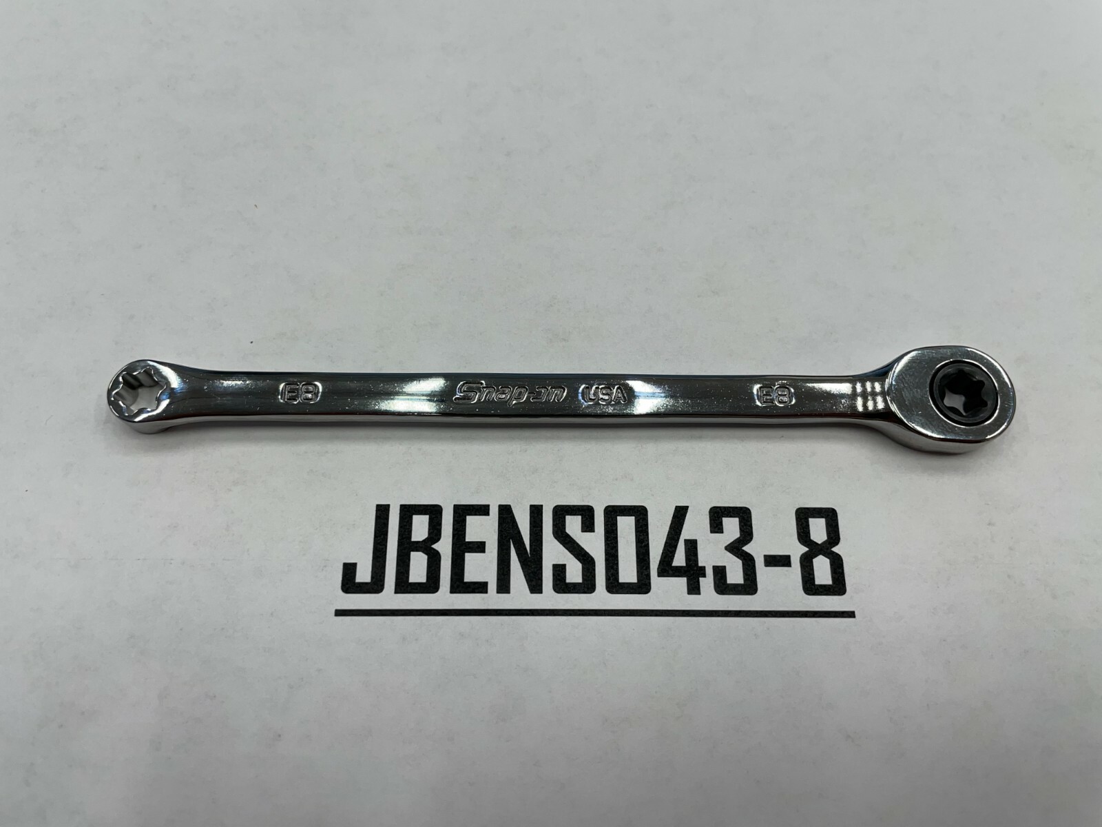 Snap-on Tools USA Inverted E8 Torx Non-Reversible Ratcheting Box Wrench XDRE08