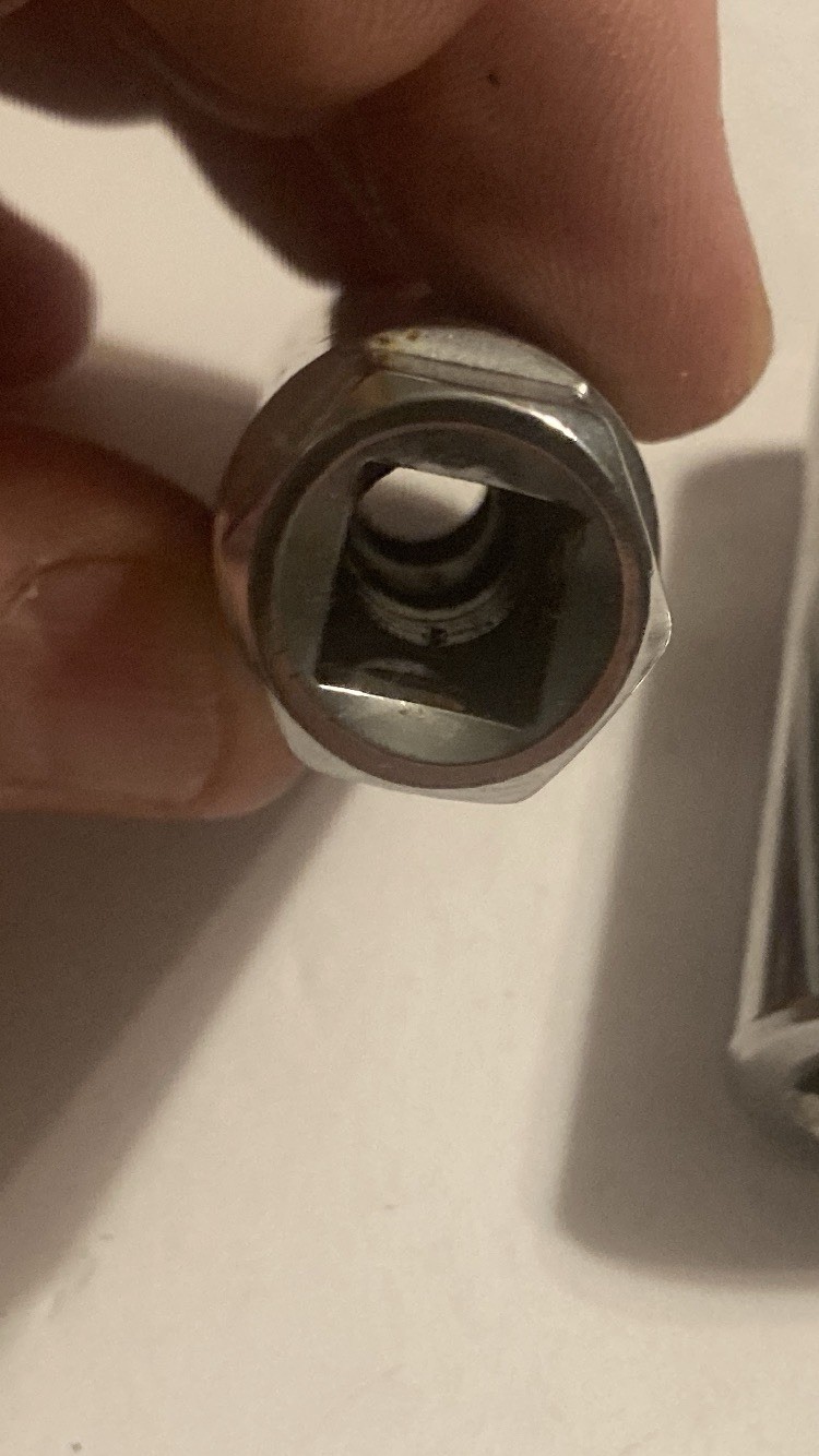 Harley Davidson Socket 3/8 Dr Deep Set Of 6- 5/8 Plug, 5/8, 9/16, 1/2, 7/16, 3/8