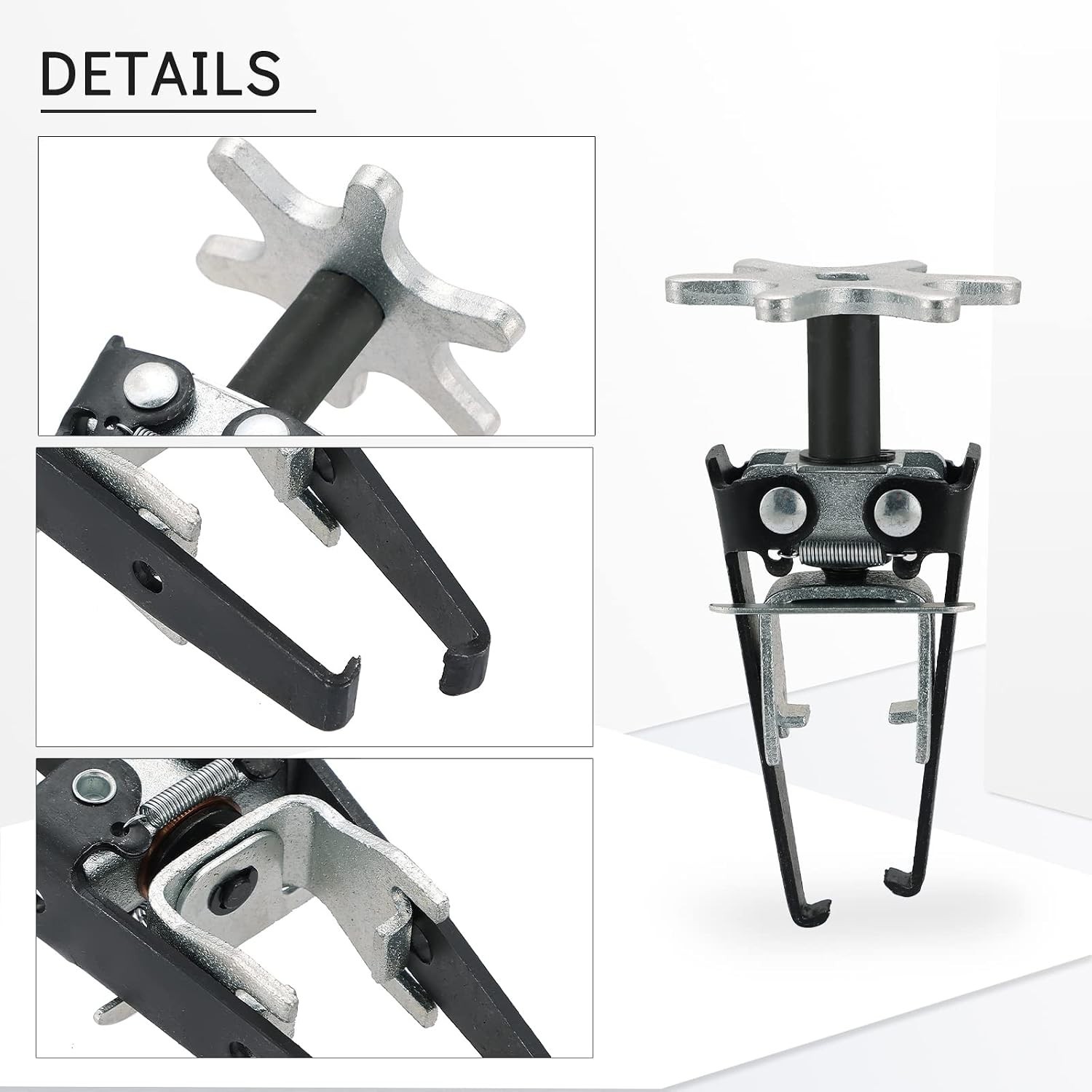 Corrosion-Resistant Valve Spring Compressor with Adjustable Jaws for Mechanics