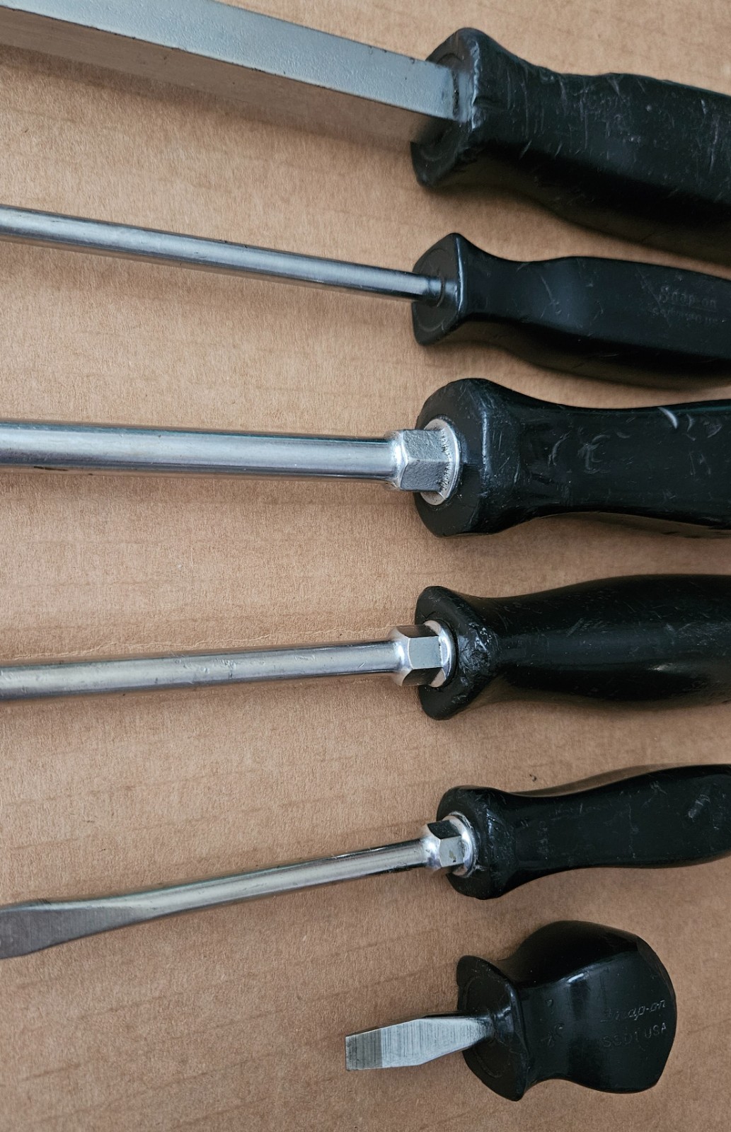 Snap-on Screwdrivers Flat Phillips Tip Chisel Stubby SSD-18 SSD-4120 SDDP102