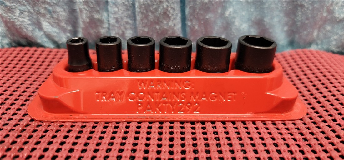 SNAP-ON TOOLS IMTMI8A 6-PC SHALLOW IMPACT SOCKETS 6 PT SAE 1/4″ – 9/16 1/4″ DR
