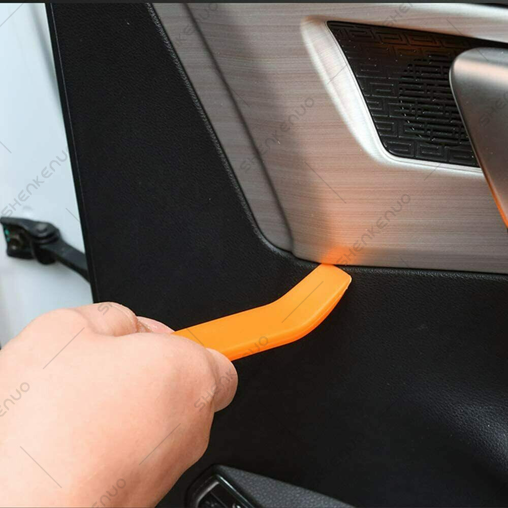 4× Car Door Trim Panel Clip Dash Centre Console Radio Removal Pry Tools Nylon