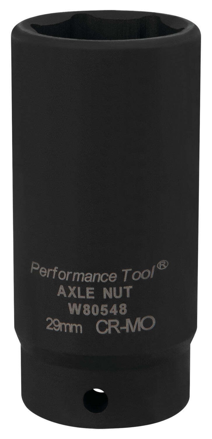 PERFORMANCE TOOL W80548 AXLE NUT SOCKET 29MM