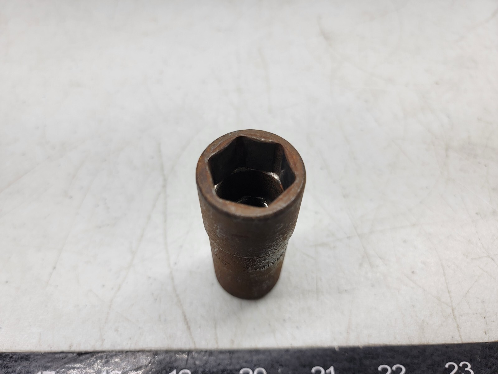 Snap On A98A 1/2 inch drive 3/4 x 13/16 Double Ended Lugnut Socket b-x