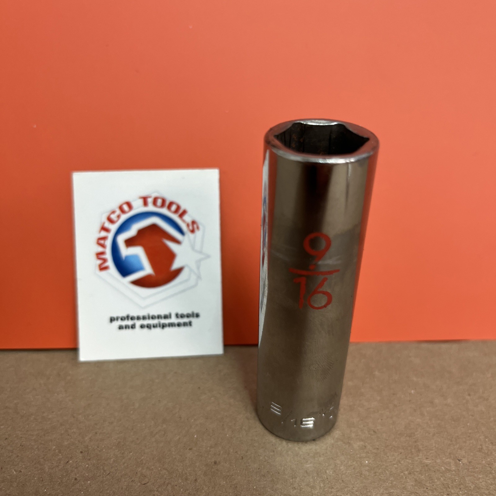Matco Tools BD186A 9/16″ SAE Deep Socket 3/8″ Drive 6 Point Chrome USA