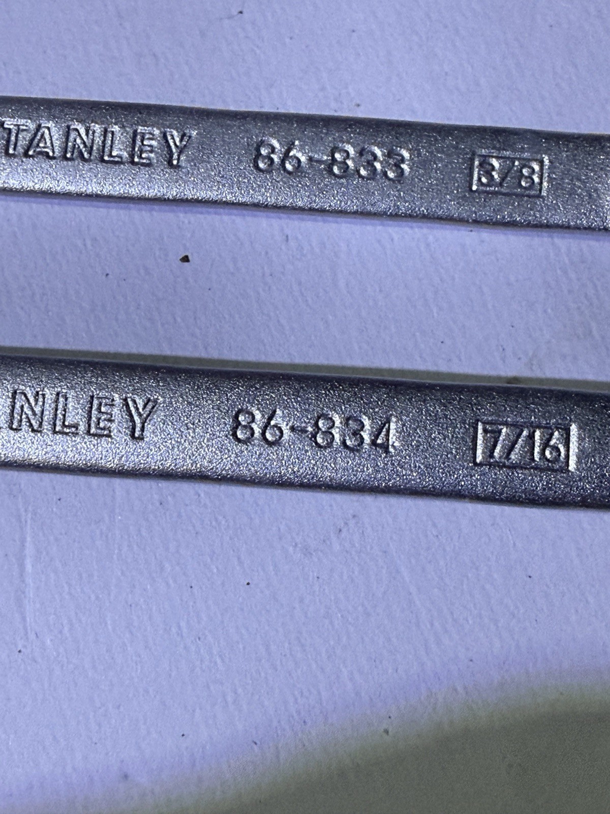“2LotBuy”- Stanley 3/8&7/16–86-833/86-884- Wrenches-New
