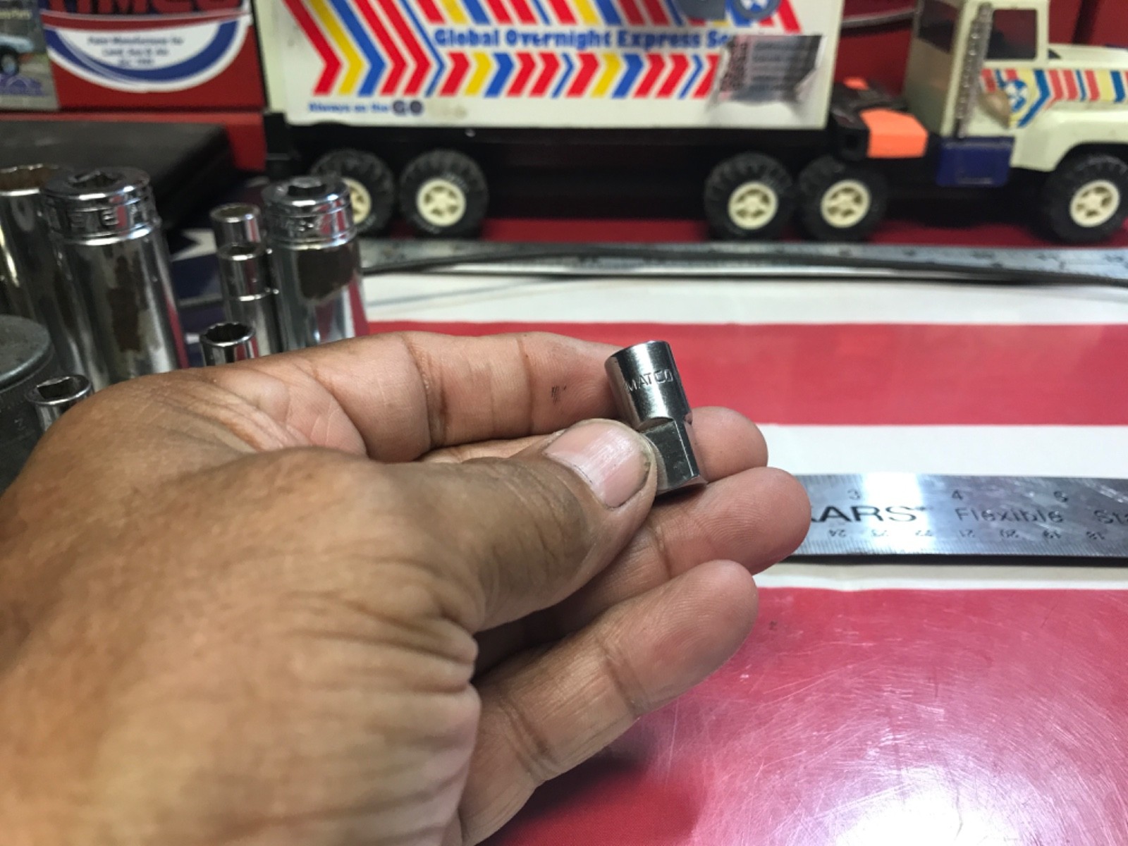 Matco tools adapter 1/4” in 3/8” out NICE 👍 AB12B USA 🇺🇸 1212