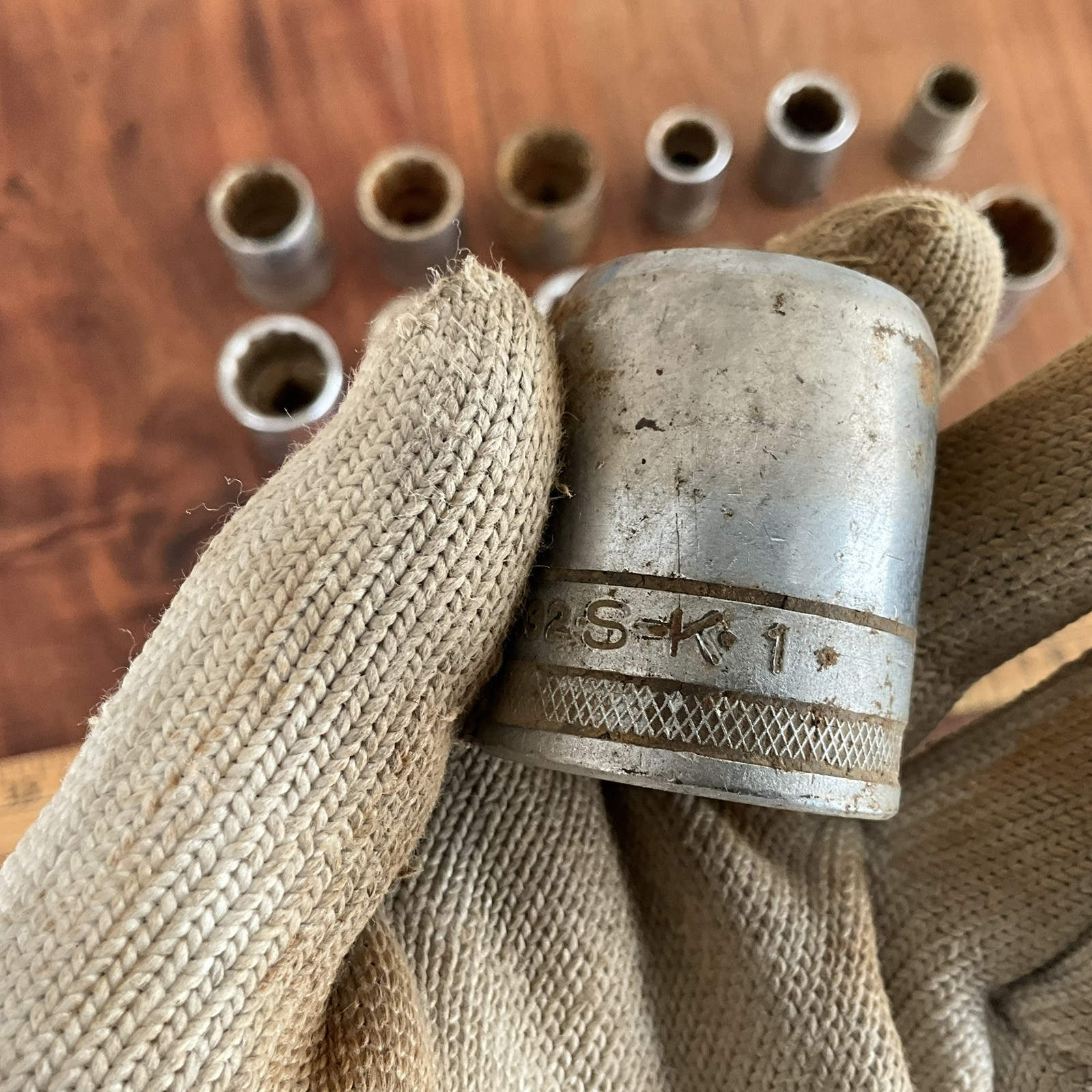 Vintage 22 pc Socket Set 1/2″ Drive Indestro Ratchet Made in USA