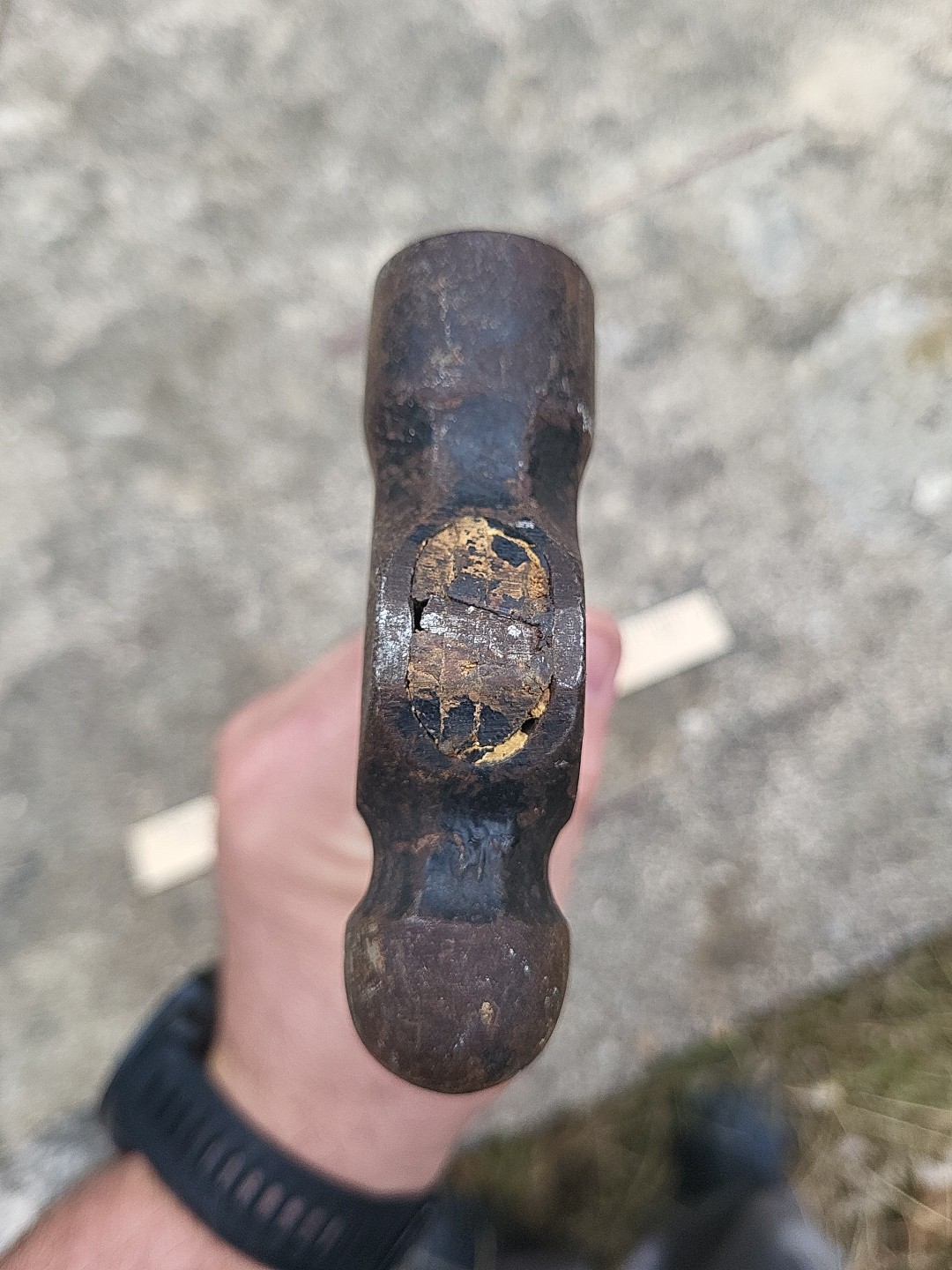 Used MATCO BH16 16oz Ball Peen Hammer Wood Handle USA