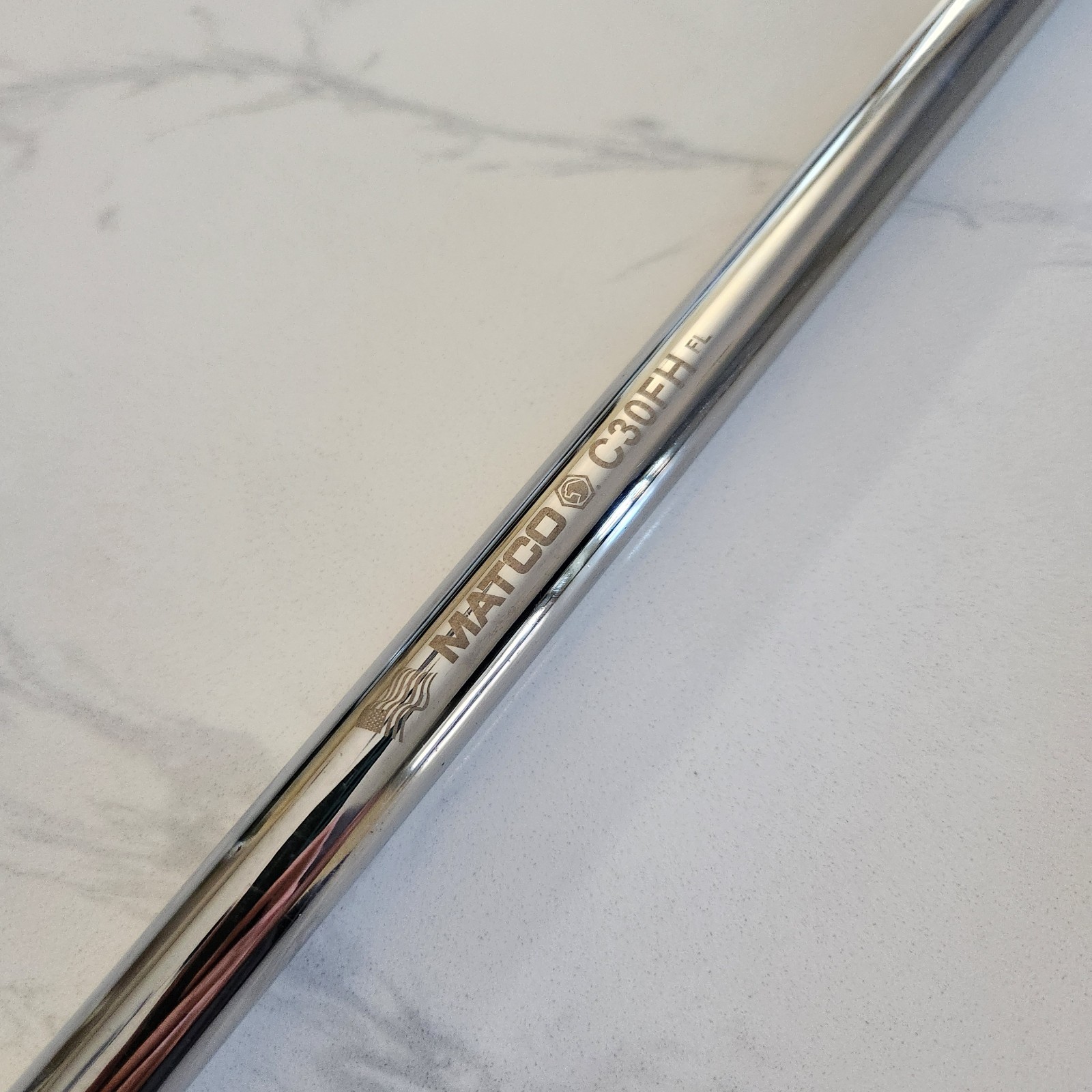 New MATCO TOOLS 1/2″ DRIVE BREAKER BAR Chrome 30” Length C30FH USA Made FL