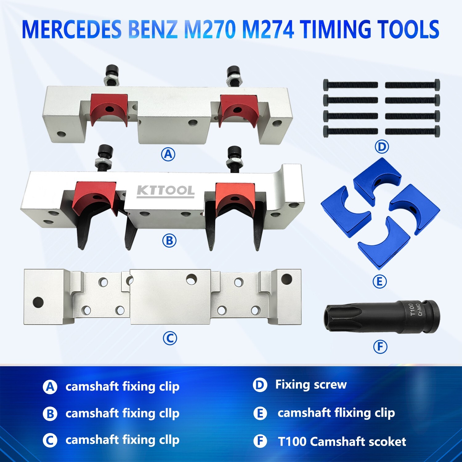 ZKTOOL Engine Camshaft Timing Tool for Mercedes Benz M133 M260 M270 M274