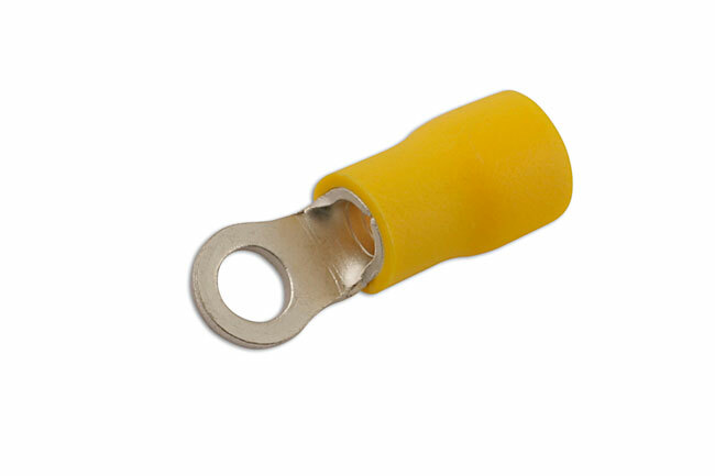 Connect 30222 Yellow Ring Terminal 13.0mm Pk 100