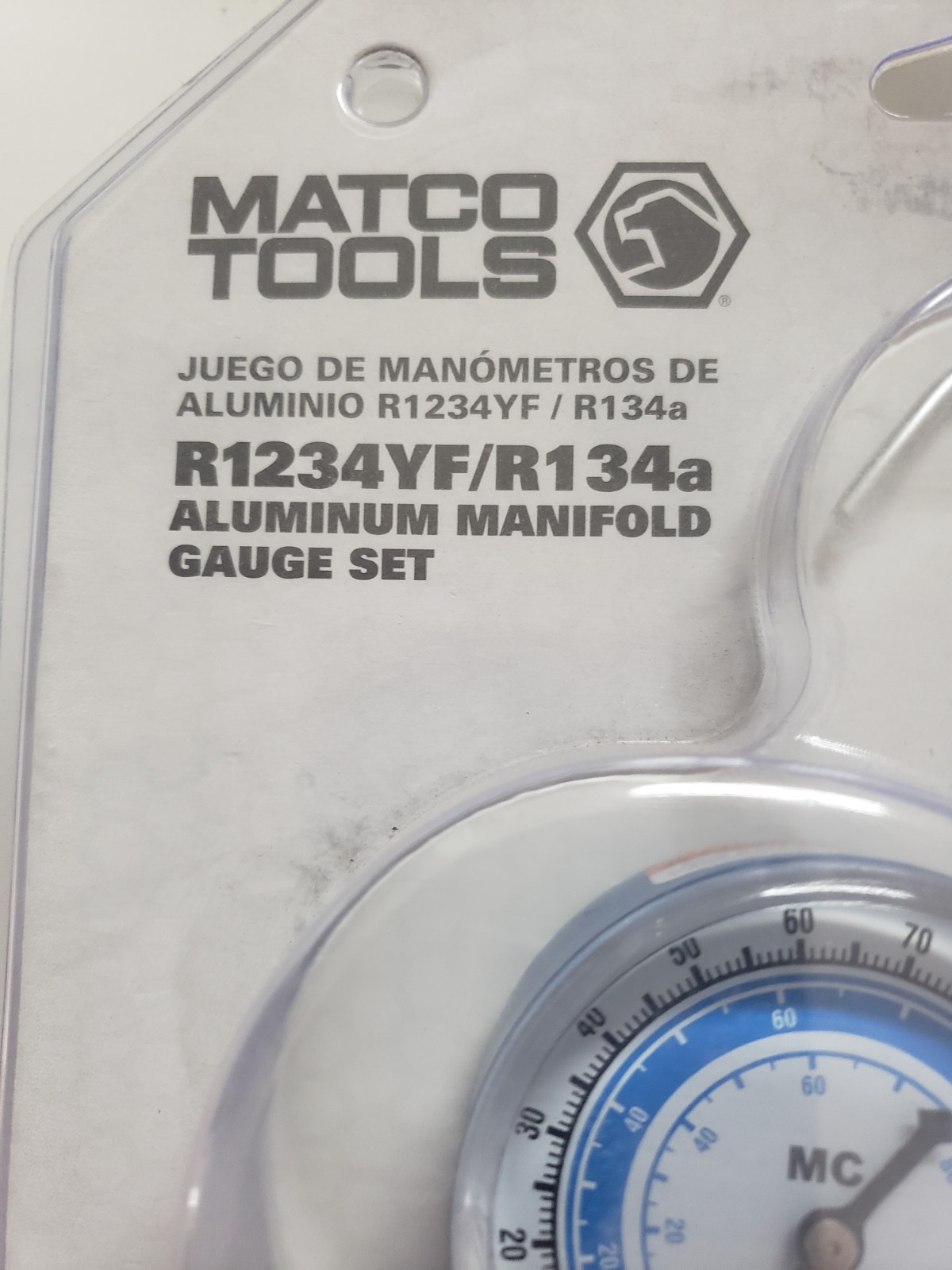 Matco Tools AC89773 Dual Aluminum AC Guage Set For AC charging