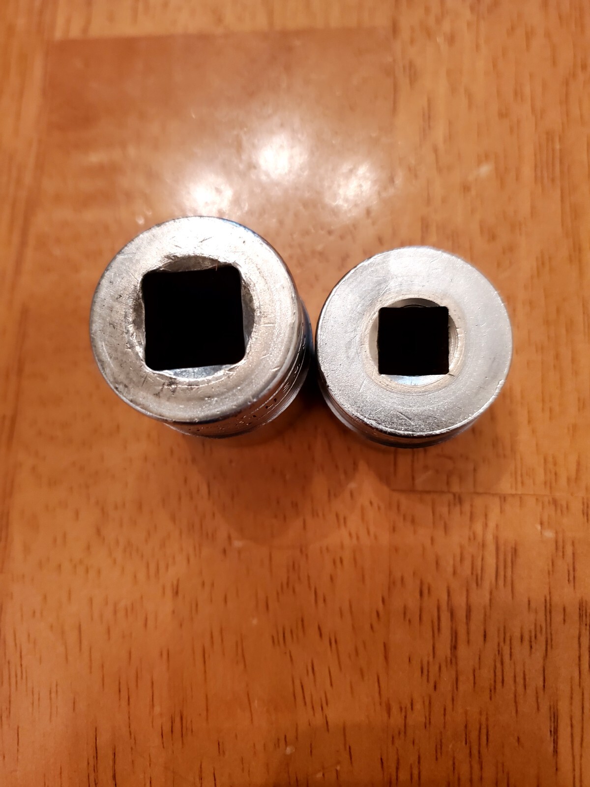 Snap On 3/8″ 1/2″ Drive 7/8″ 12PT SAE Shallow Chrome Sockets Lot Of 2