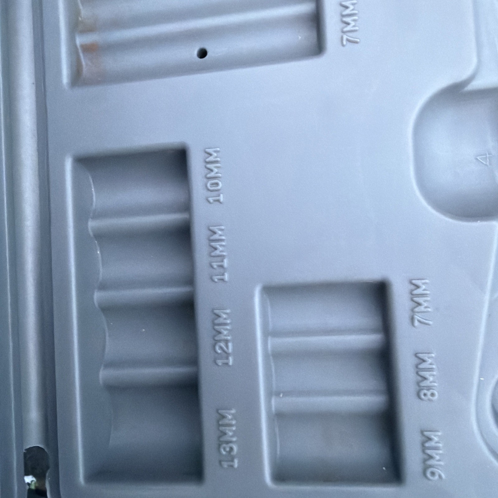 Sears Craftsman NOS Metric 1/4” Drive 6 Point Socket Set CASE ONLY 34746