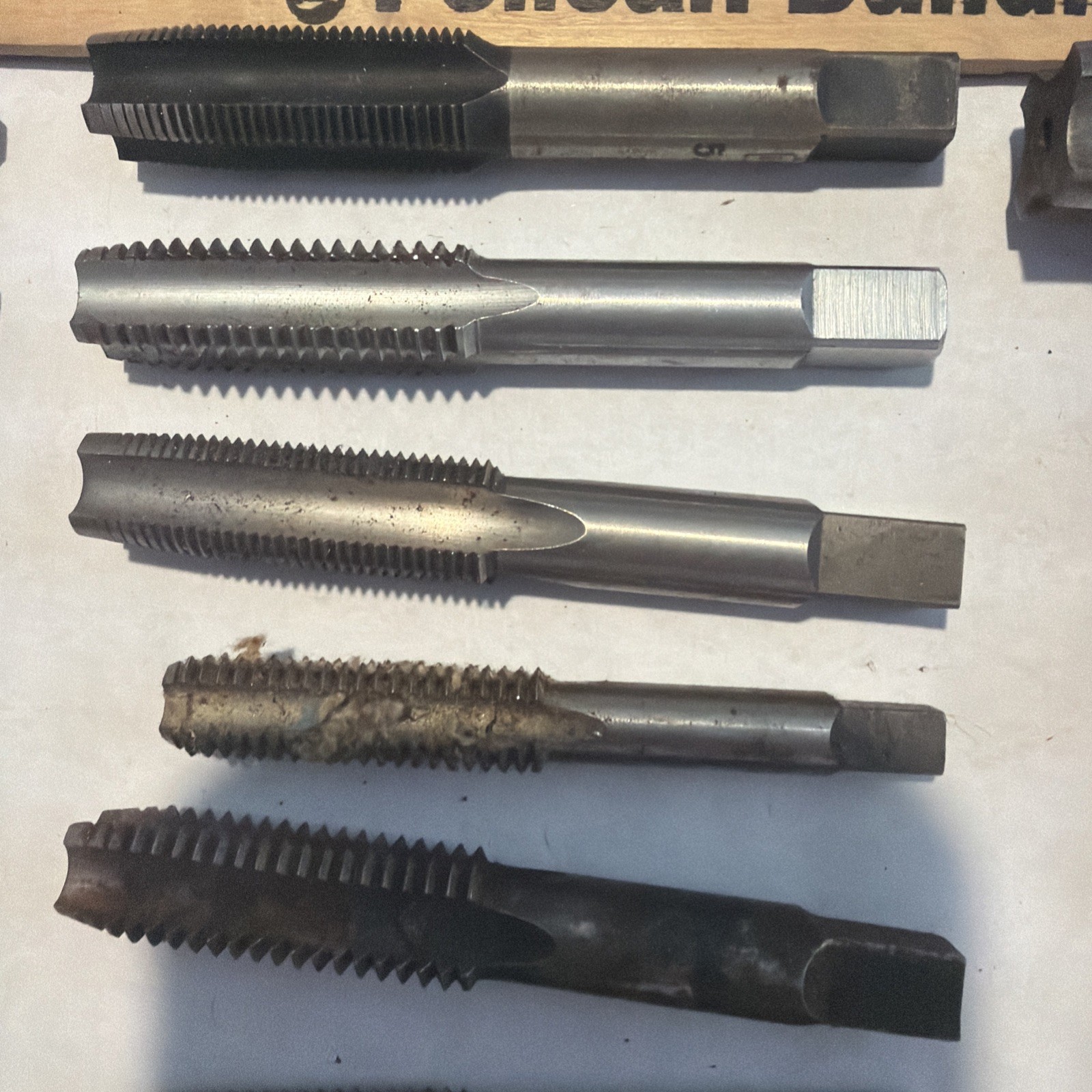 Mixed Lot R&N / Hanson / SKF Thread Taps Machinist Shop Tool