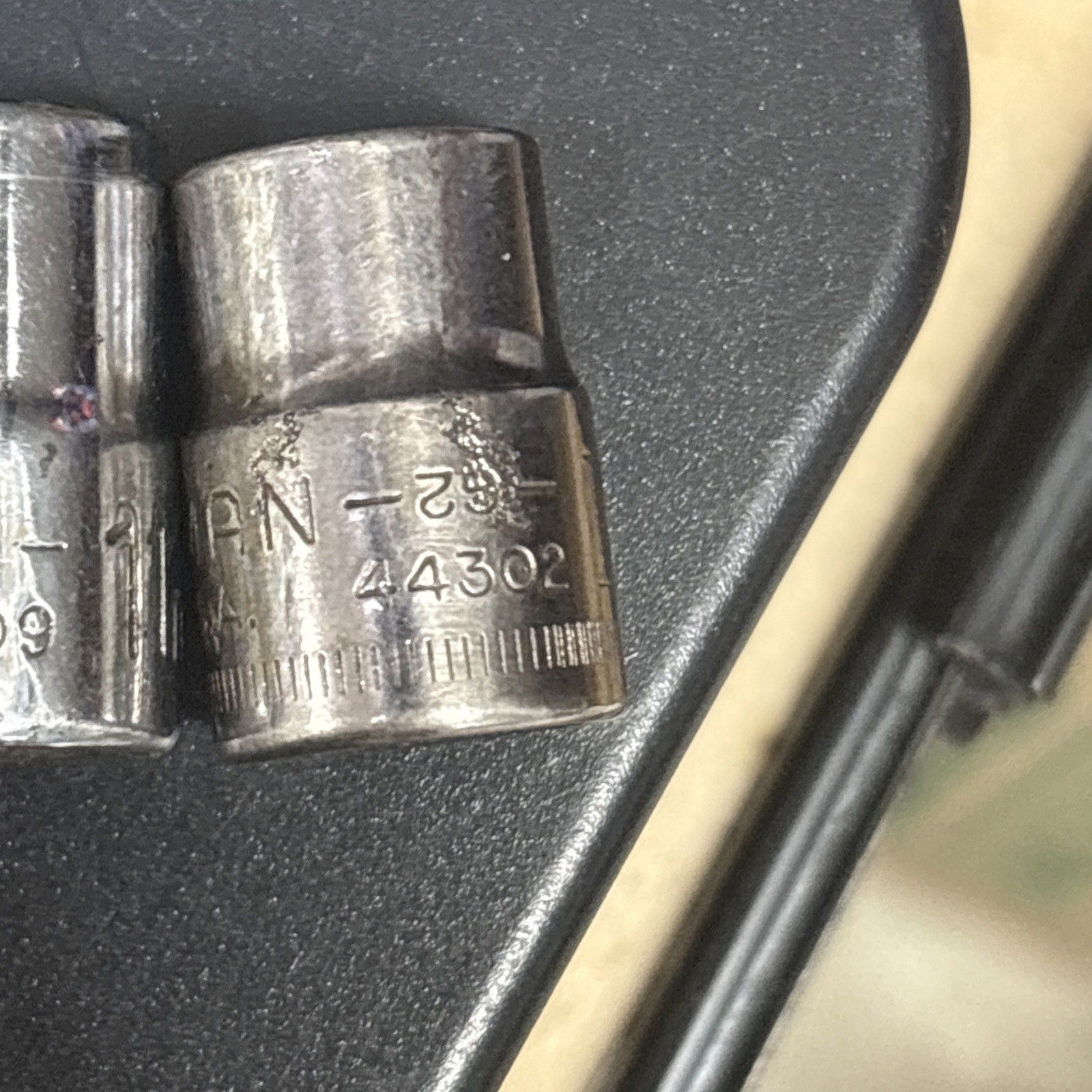 Vintage Craftsman Metic 10 Piece Socket 12 Point 3/8″ Drive Set 10mm-19mm USA