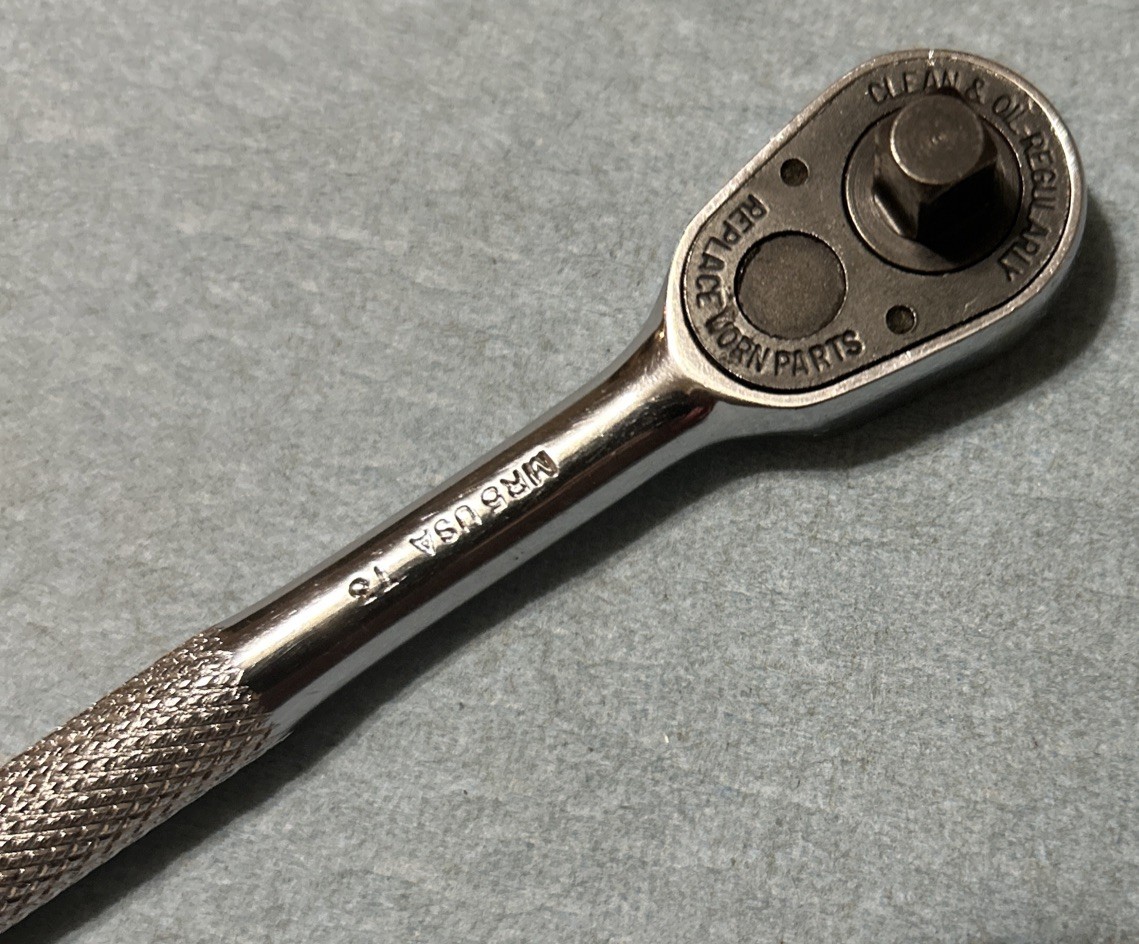 VTG MAC Tools 1/4 Dr MR5 Ratchet USA