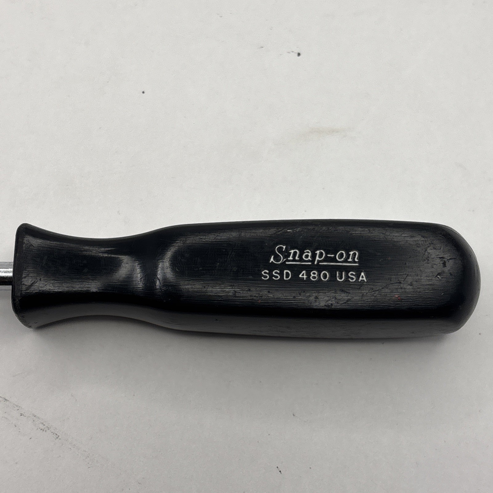 Snap-On Tools SSD480 Long Shaft Flat Tip Slotted Screwdriver USA