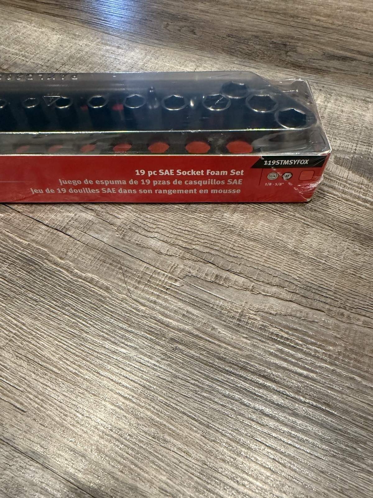 SNAPON 19pc SAE Socket Foam Set