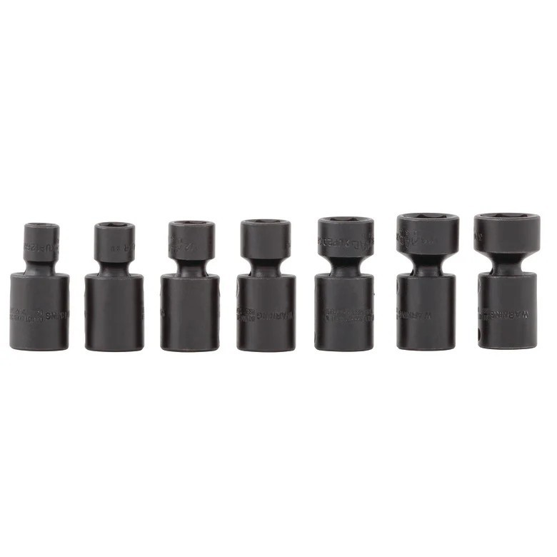 7PC 3/8″ Drive Metric Universal Impact Socket Set,10mm11mm12m13mm14mm17mm19mm