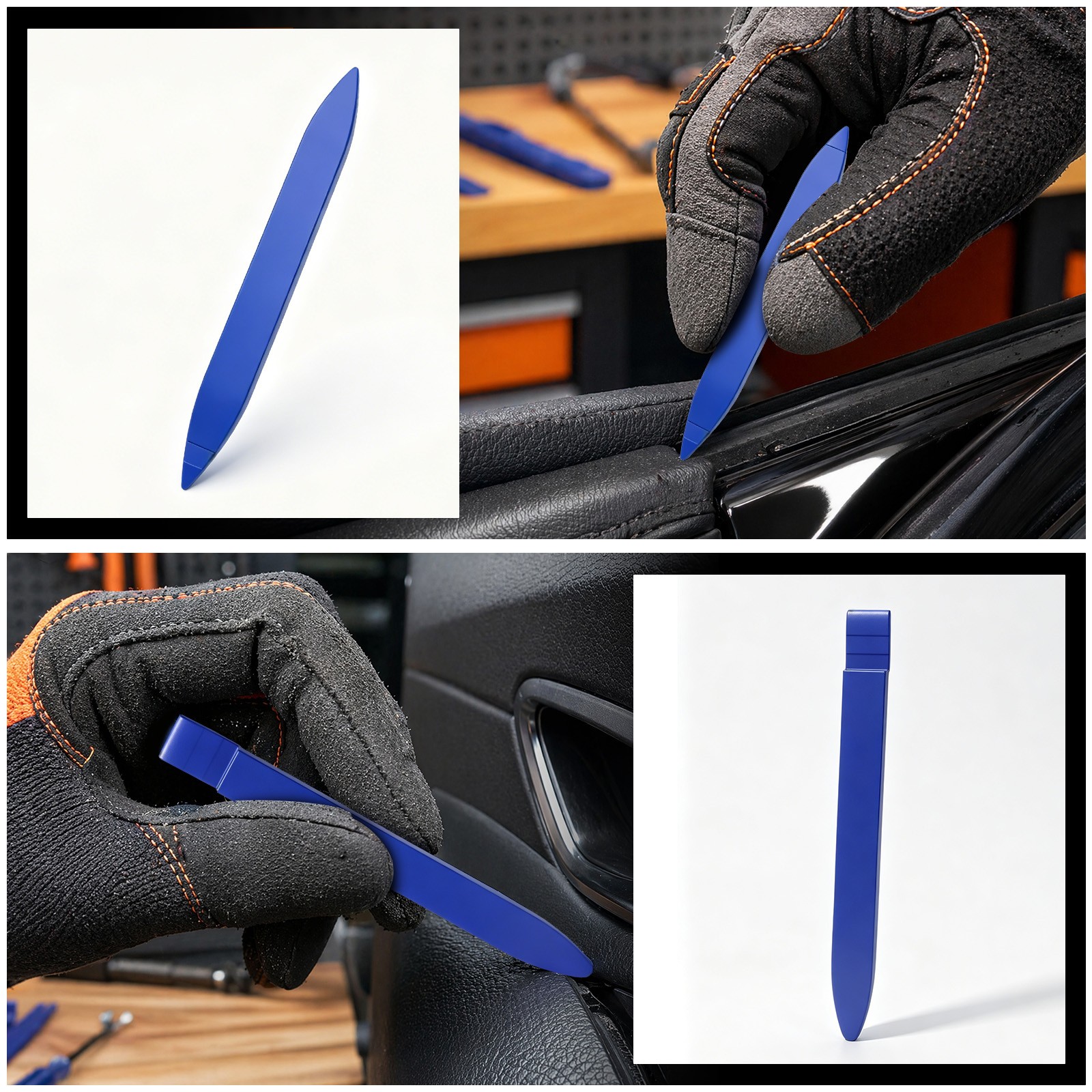 5pcs Car Door Trim Removal Tool Pry Panel Dash Radio Body Clip Installer Kit Set