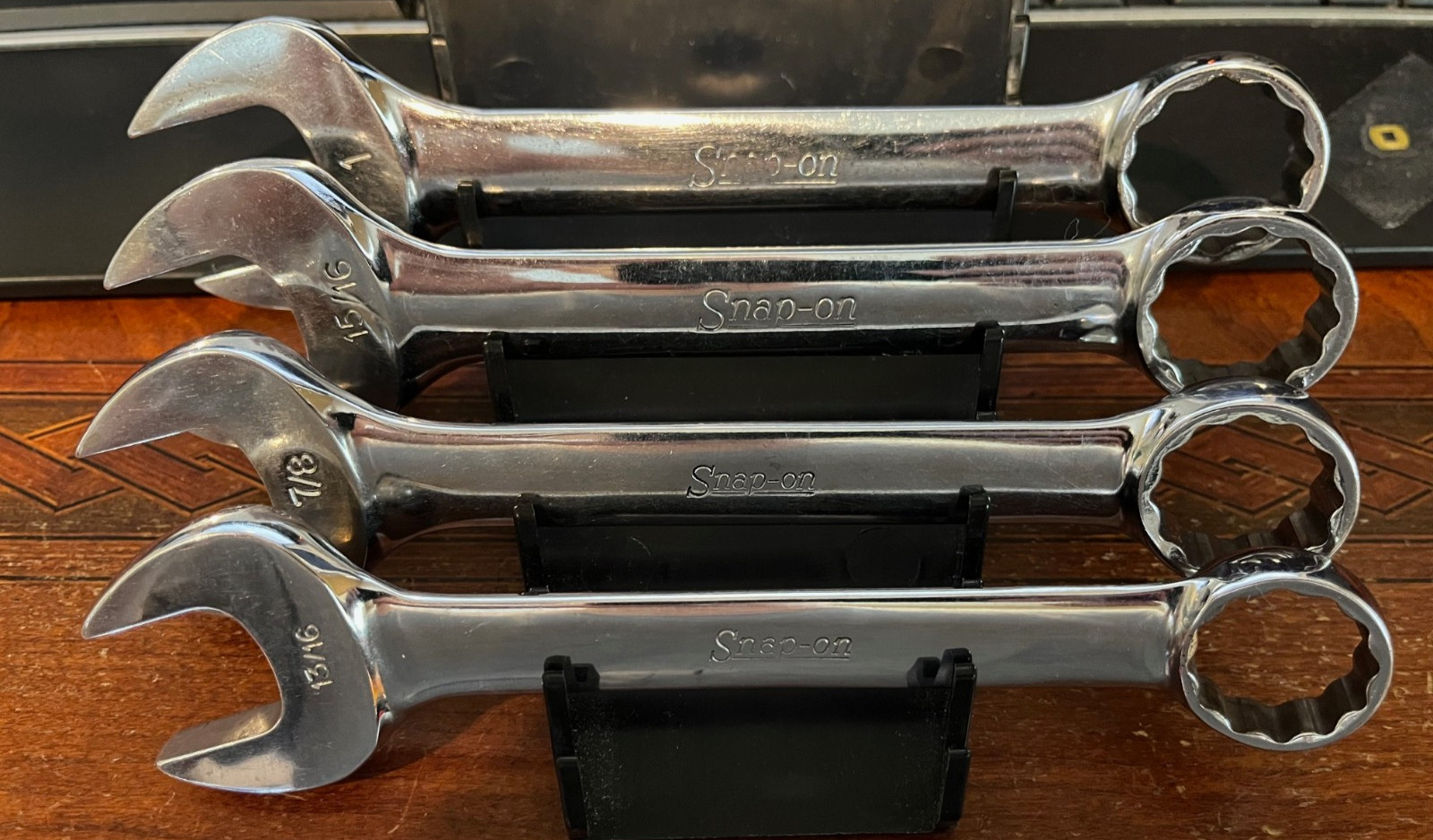SNAP-ON TOOLS 12 PT. SHORT COMBO WRENCHES- OEX320, OEX300, OEX280, OEX260 NICE!!