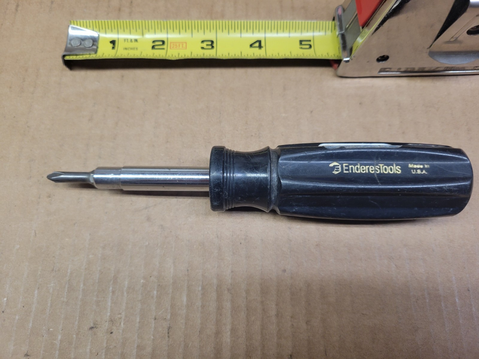 Vintage Enderes Tools USA 6-in-1 Interchangeable Screwdriver