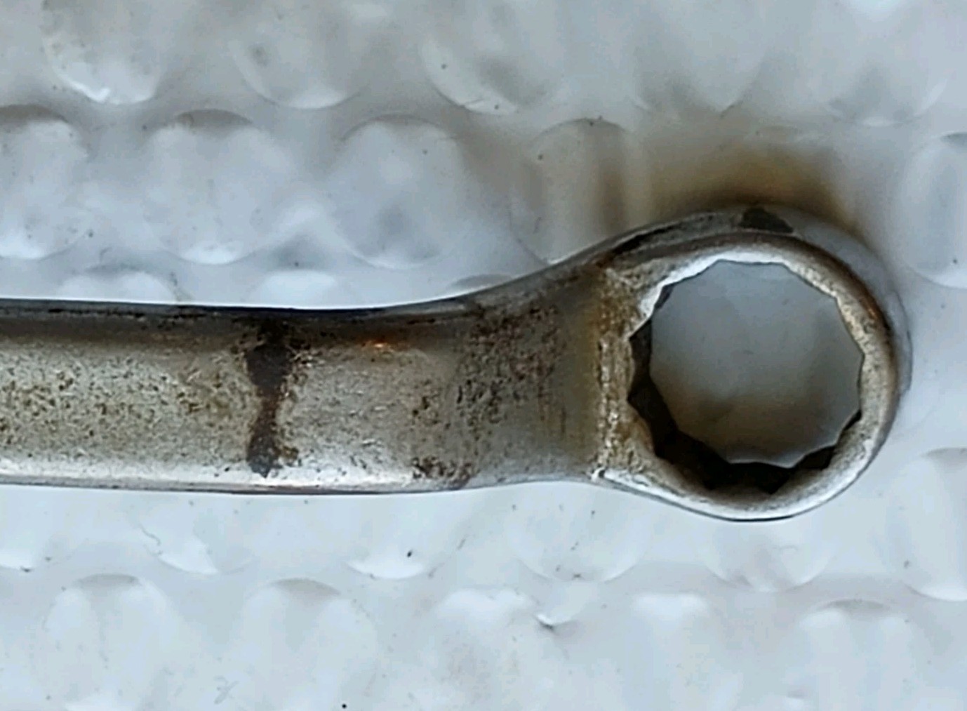INDESTRO SUPER, 731, 1/2″x9/16″ DBL. BOX WRENCH, 8.6″ LONG, 12 POINT *USA MADE*